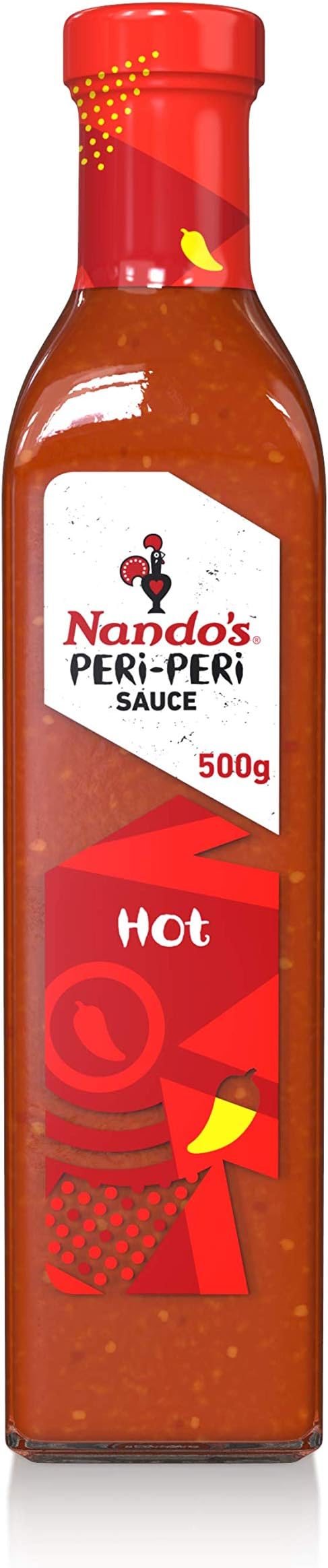 NANDO'S Hot Peri-Peri Sauce, 500 ml