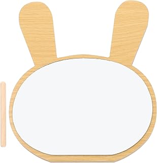 Wooden Vanity Mirror Table Makeup Mirror Smal...
