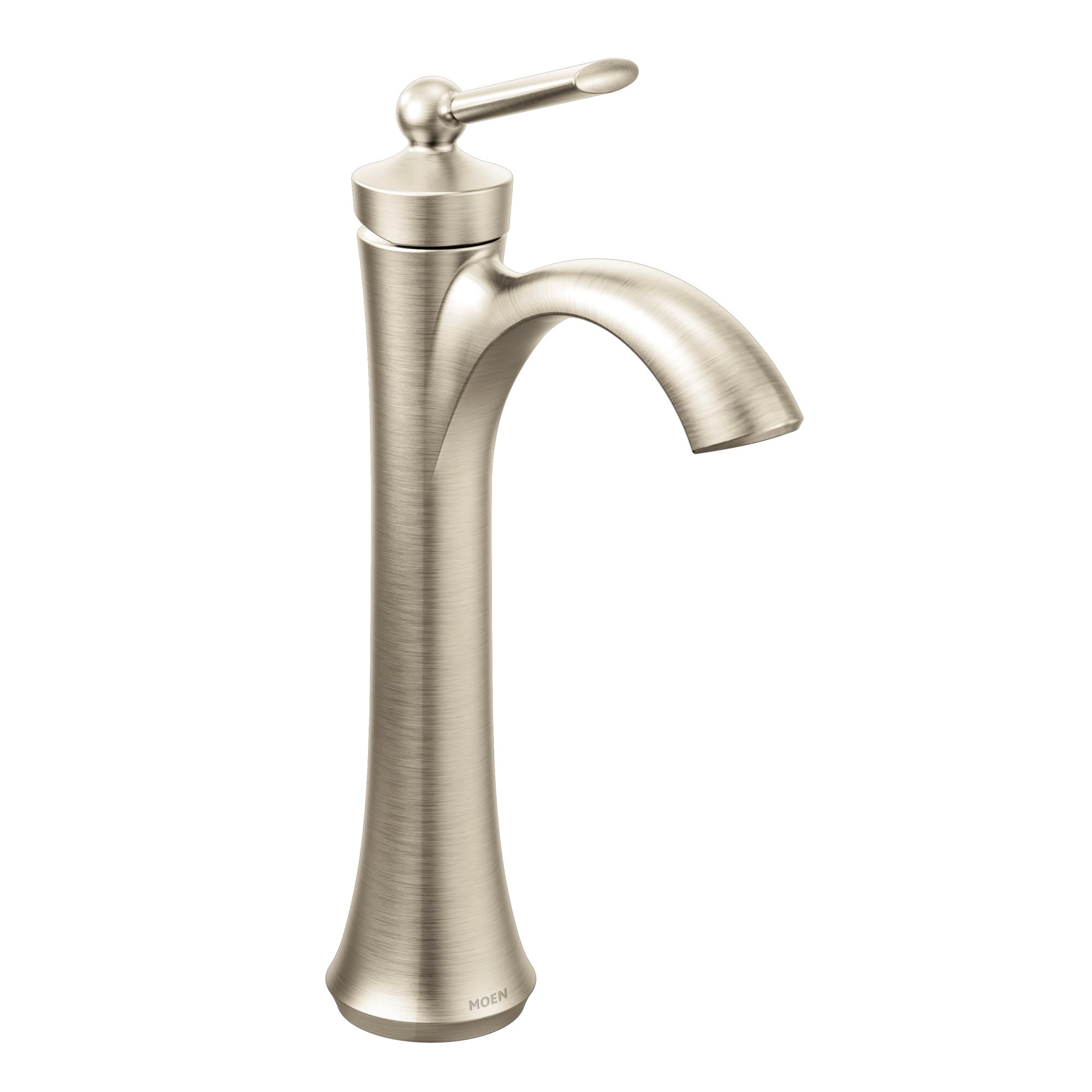 Moen 4507BN Wynford One-Handle yüksek ARC gemi banyo musluk, fırçalanmış nikel