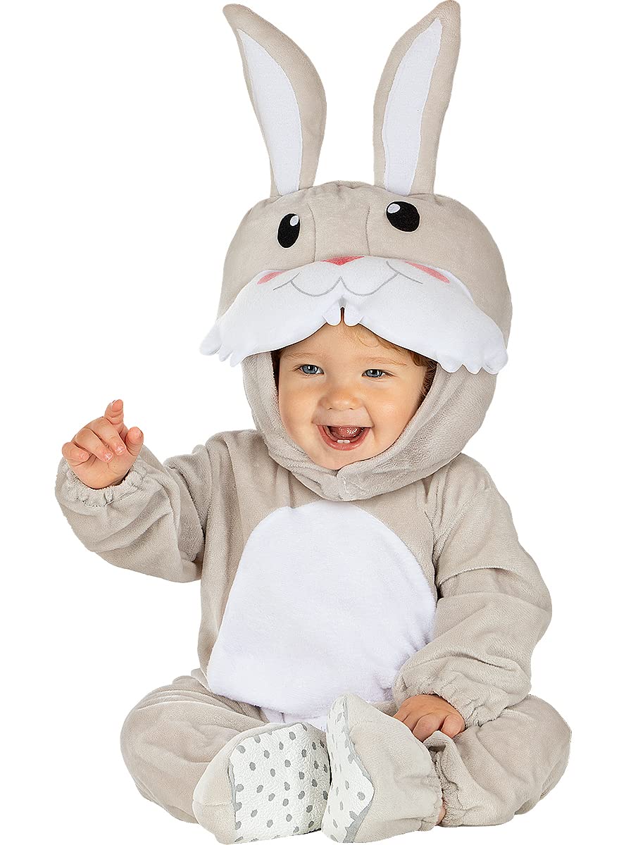 Funidelia | Disfraz de conejo para bebé Animales - Disfraz para bebé y divertidos accesorios para Fiestas, Carnaval y Halloween - Rosa