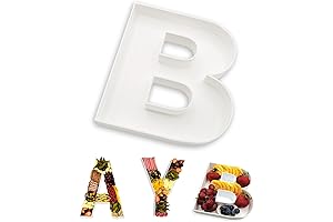 Customizable Alphabet Serving Platters for Any Gourmet Spread