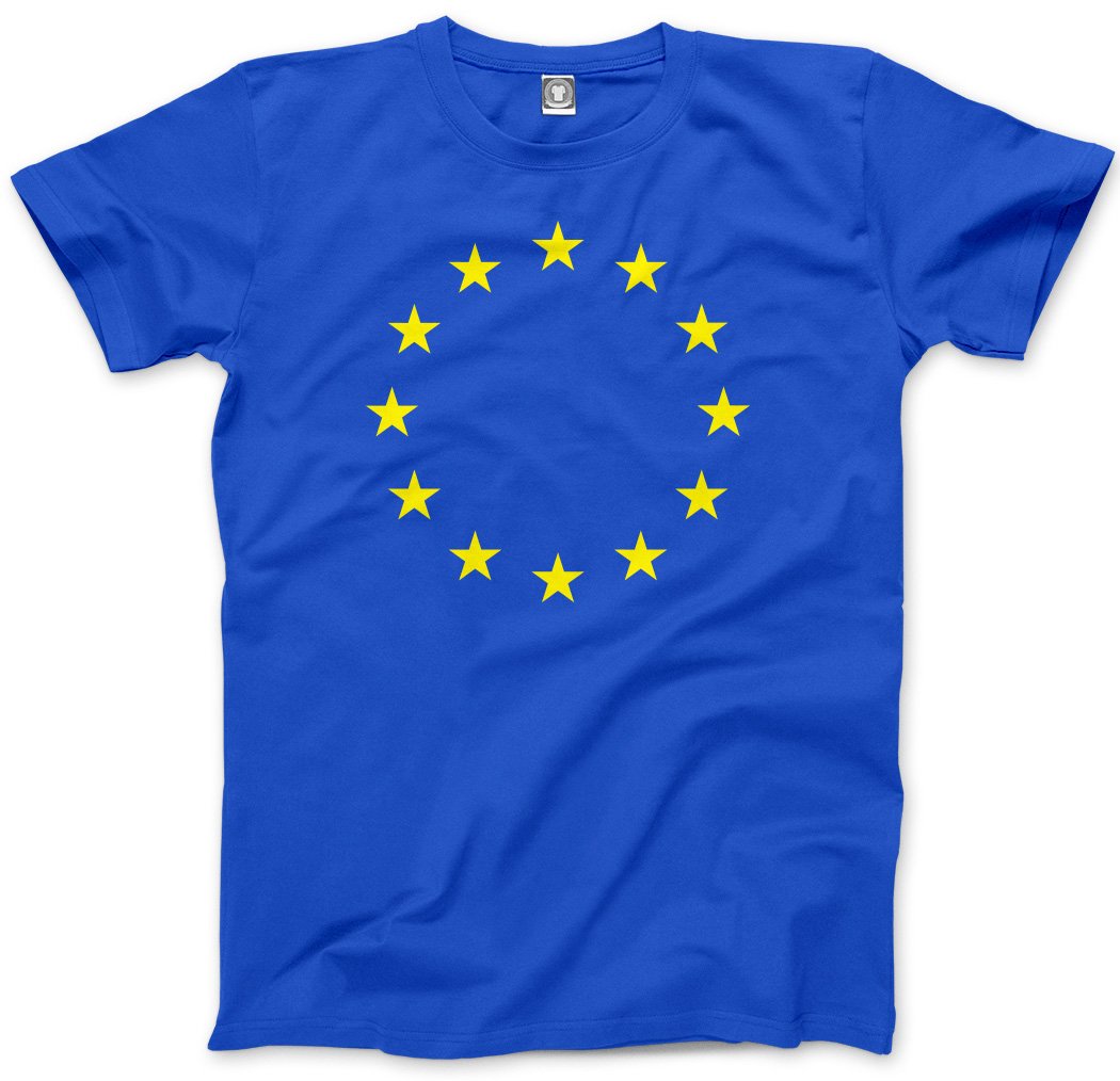 Hotscamp Men's Blue European Unisex T-Shirt - XX-Large