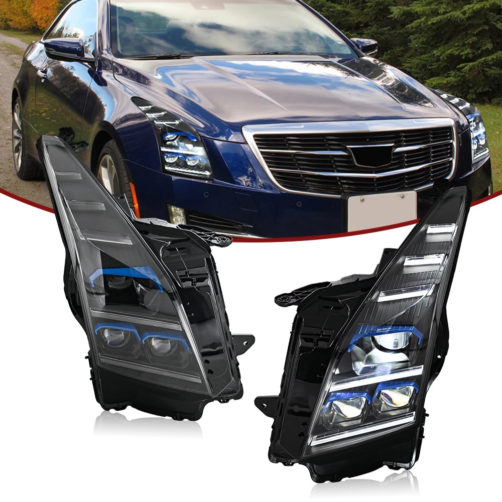 Amazon.com: New Headlights for Cadillac ATS ATS-V ATS-L 2013-2019