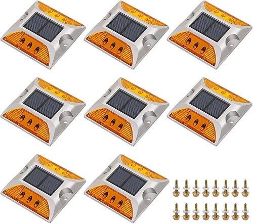 Miniatura 1 de Marcador de pavimento elevado solar de alto brillo IP68 impermeable reflector solar de carretera luz intermitente solar para señales sobresalientes