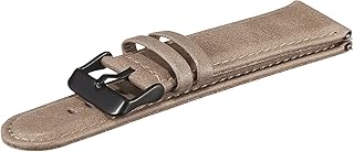 سوار جلد 22 ملم لساعة سامسونج جالاكسي 3 45 ملم/ ساعة 46 ملم/ جير s3/ هواوي ووتش gt2e/gt (42 ملم)/gt2 برو/gt2 46 ملم/هونر ماجيك ووتش 2 48 ملم/امازفيت gtr 48 ملم/gtr 2/2e - بيج، للبالغين من الجنسين