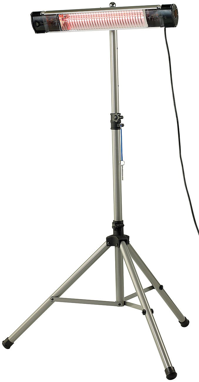 Semptec Urban Survival Technology Zubehör zu Heizstrahler-Ständer: Ständer für Infrarot-Wärmestrahler IRW-1500, IRW-2000 und IRW-2500 (Heizstrahler Standfüße, Stativ, Garten)