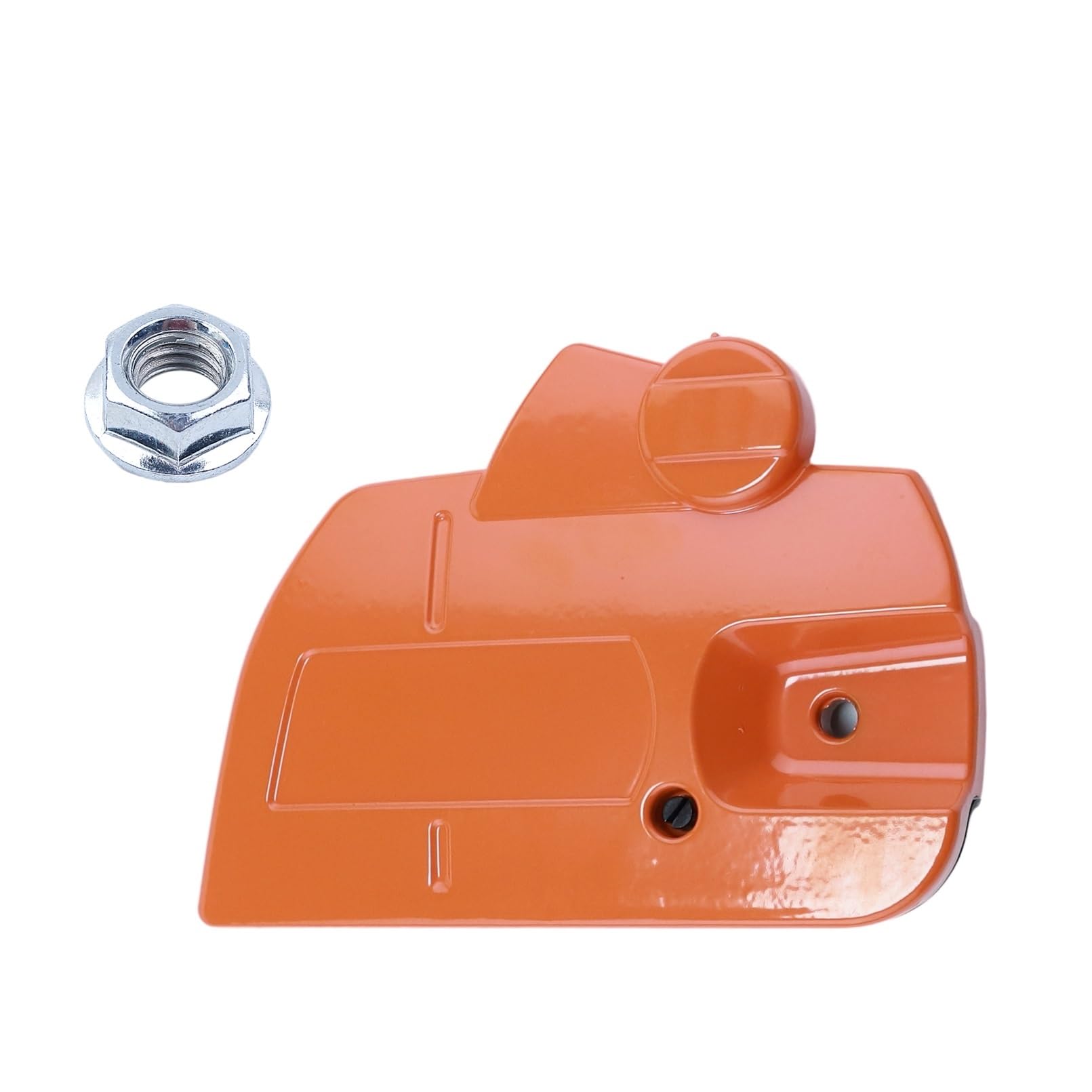 Tapa del Embrague Freno de Cadena Compatible con motosierras 445 y 450. Pieza Repuesto. Sustituye a la Referencia 544097902