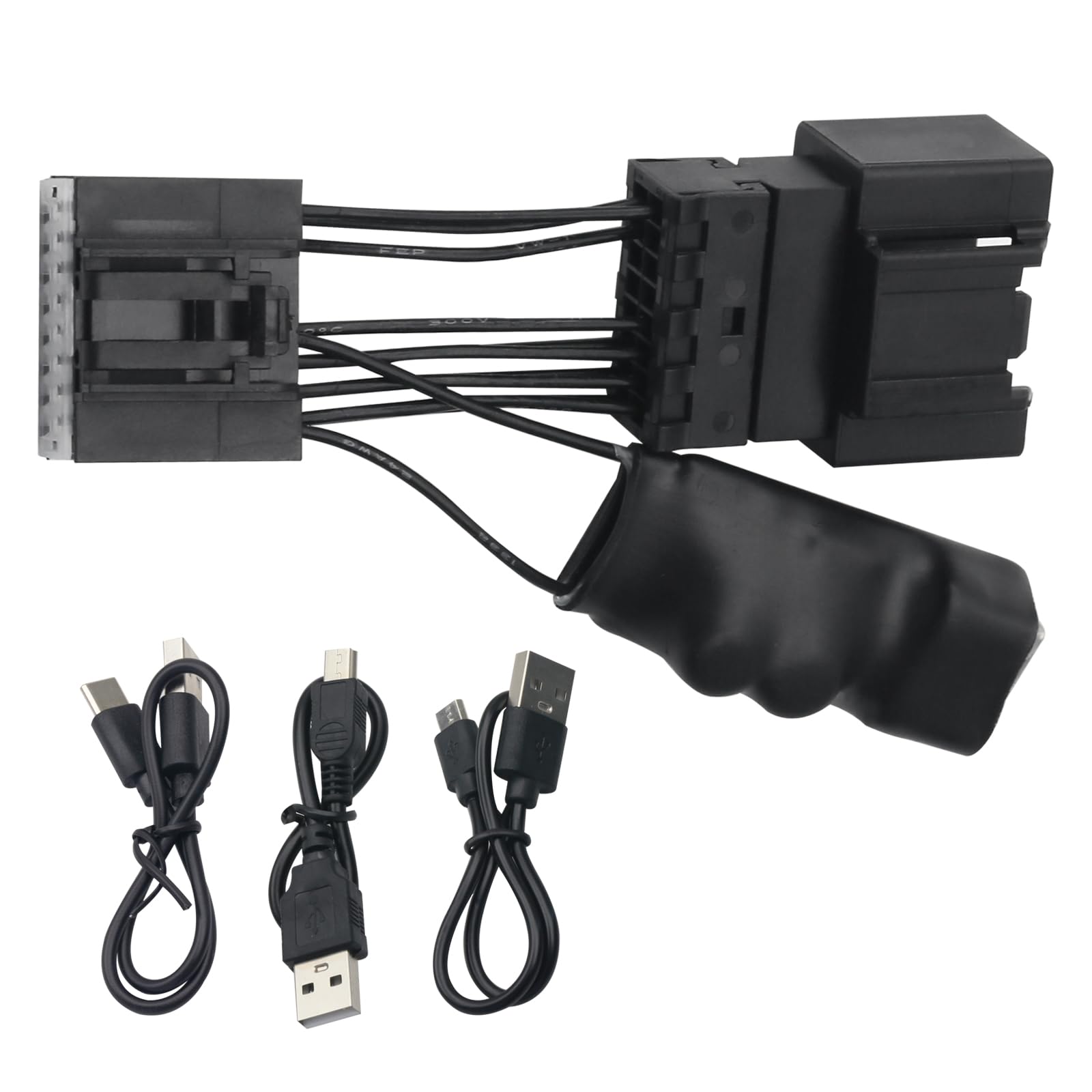 GPS Dash Cam Power Adapter (16-pin Type A) for Select Ford F150/F250/F350 Explorer Bronco and More Connects to Rearview Mirror
