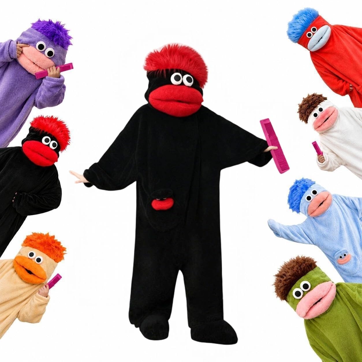 Schlafanzug Damen Lustiger Einteiler Kuscheliger Pyjama Onesie Erwachsene