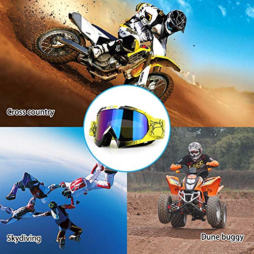 Jamiewin ZSP812 Motocross Goggles Atv Dirt Bike Motorcycle Utv Mx Otg Offroad Riding Goggles Anti Uv Dustproof Anti Fog Racing Skiing Goggles thumb #5