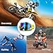 JAMIEWIN Motocross Goggles ATV Dirt Bike Motorcycle UTV MX OTG Offroad Riding Anti UV Dustproof Anti Fog Racing Skiing Goggles for Men Women Youth Kids