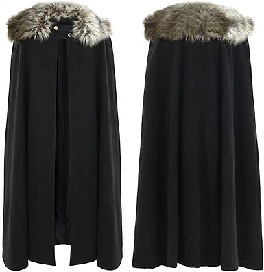 faux fur cloak mens