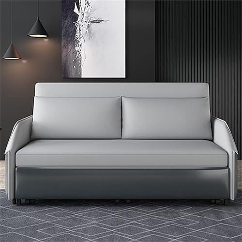 Miniatura 3 de Sofá cama plegable sofá cama plegable de madera maciza simple multifunción para sentarse y dormir almacenamiento de doble uso apartamento pequeño