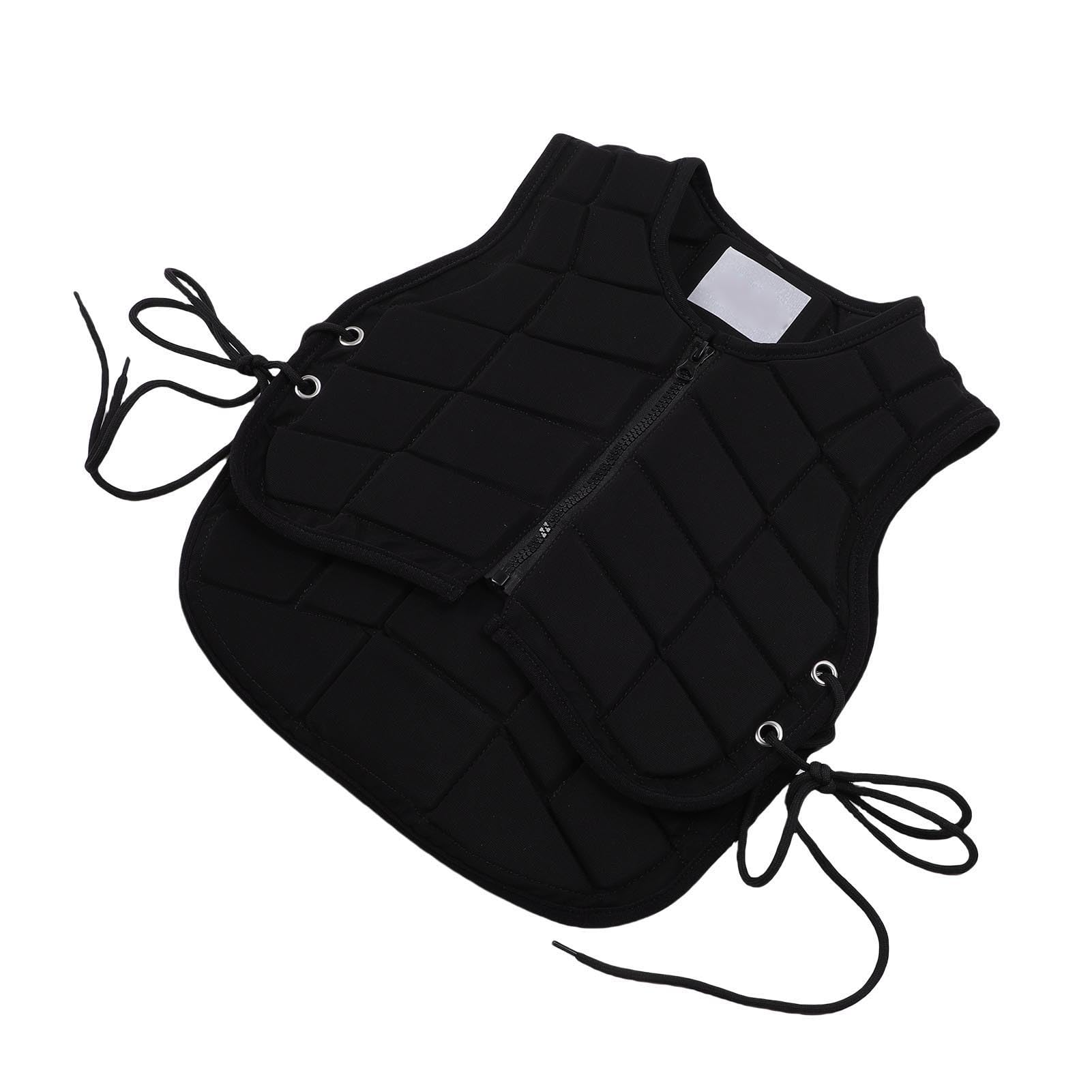 Kids Horse Riding Vest with Zipper Design | Vestibilità regolabile, materiale in poliestere , movimento confortevole, funzionalità di sicurezza migliorate