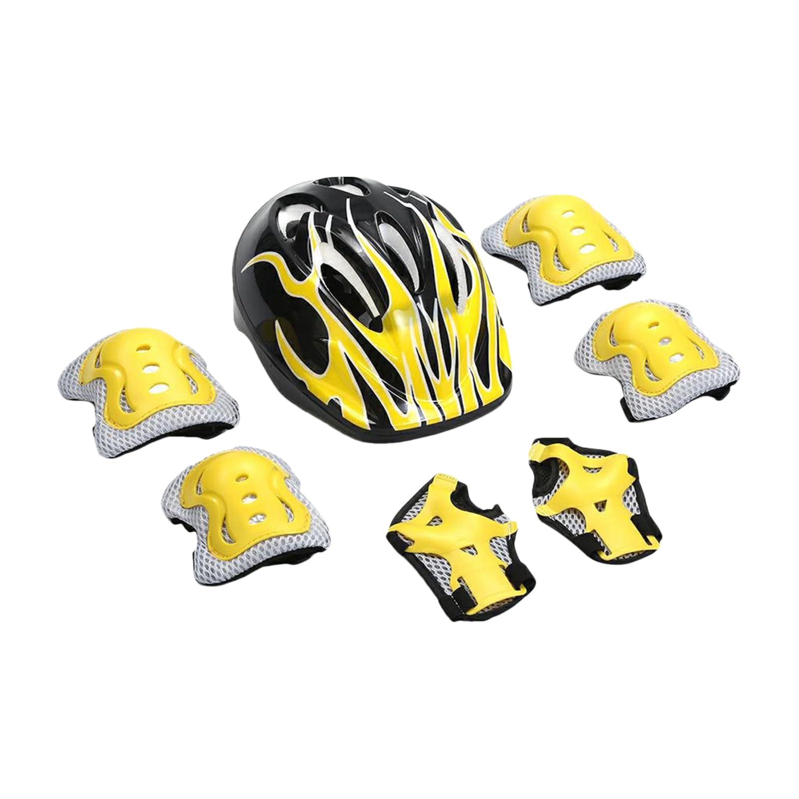 Kids Protective Gear Set - Outdoor Children Protective Set - Multifunctional Helmet and Pads Kit for Kids 5-10 Outdoor Sports Bike Skateboarding Breakdancing Baseball Hockey Scooter