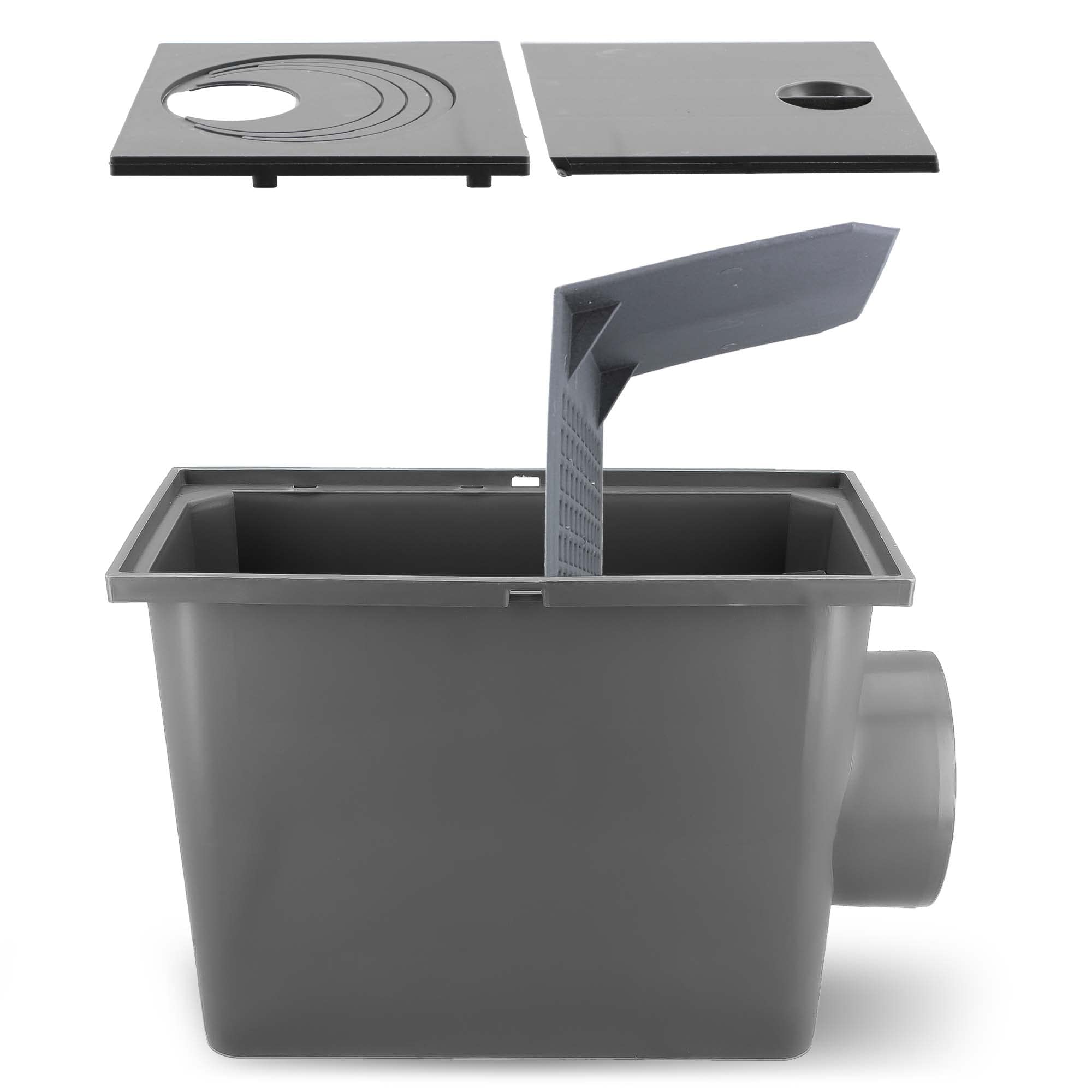 Pozzetto Di Drenaggio In Plastica Ø110 Mm Per Acqua Piovana - Griglia Calpestabile 150x150 Mm, Perfetto Per Giardini E Cortili - Foto 10