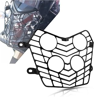 MOTOT Couverture de Phare de Moto, pour Ya-maha TENERE700 XTZ700 T7 T700 2019-2021 Rallye Moto Phare Protecteur Grille Garde Couverture Grille De Protection,Couvercle de Phare