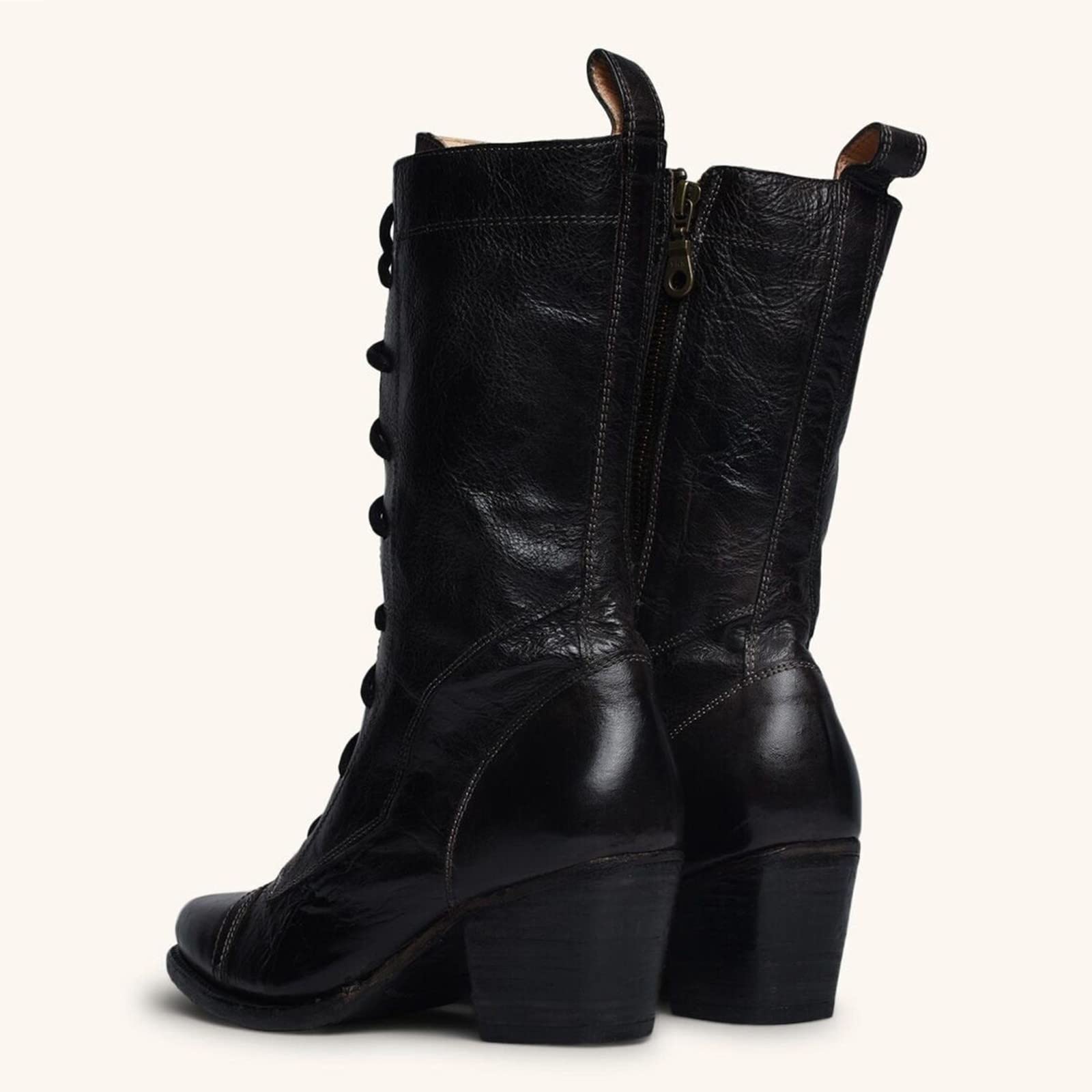 Stivali Curvy Stivaletti Bassi con Cerniera Esterna Donna Stivaletti Donna con Tacco Largo Stivali Donna Stivali Alti Donna Stivaletti Donna Stivaletti Donna Tacco 12