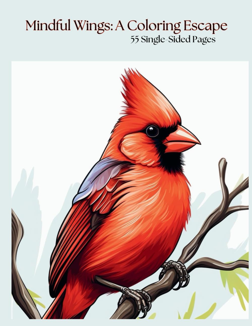 Mindful Wings: A Coloring Escape: Coloring Book for Adults