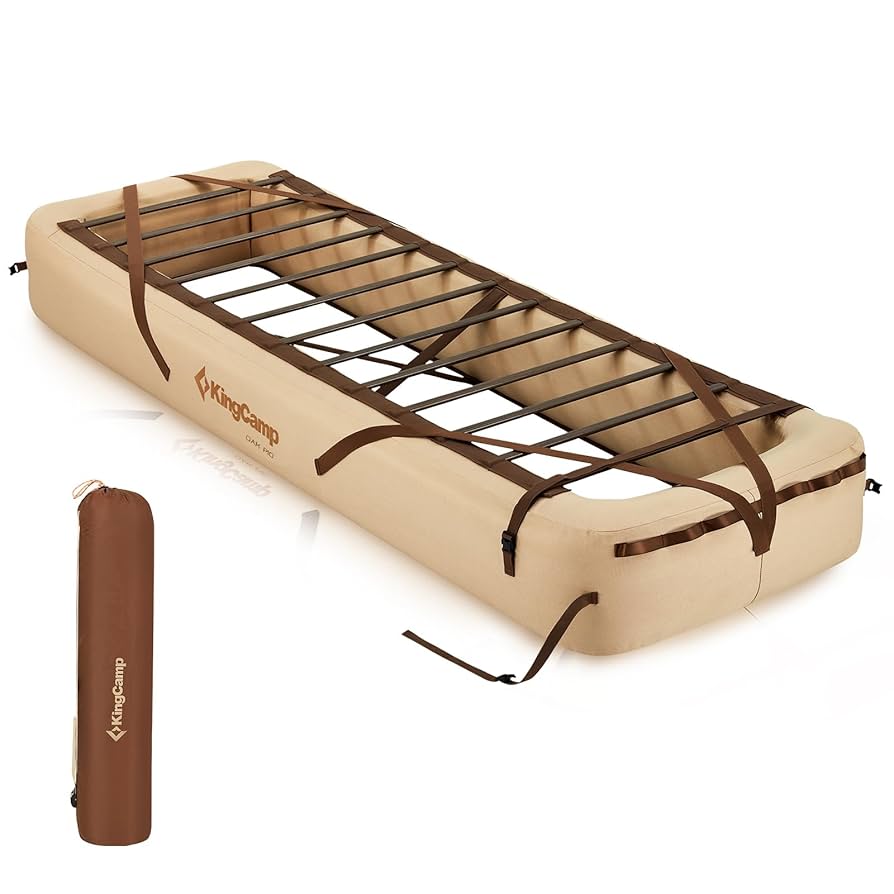 KingCamp エアーベッド Amazon.com : KingCamp Air Mattress Frame, Portable