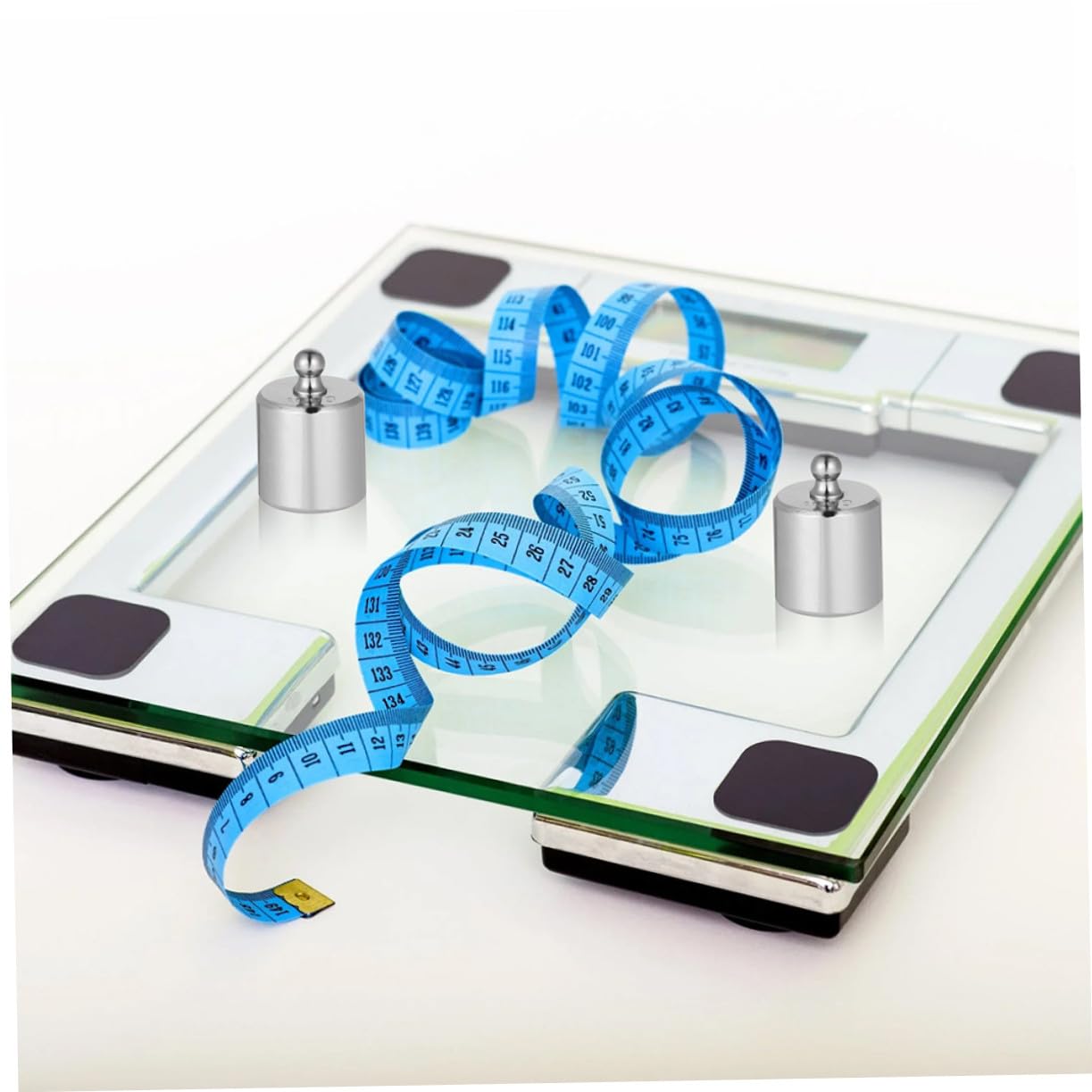 Anneome 6piezas Pesas Divididas Cromadas De Gramos Pesas De Calibración Para Básculas Digitales Para Laboratorios y Enseñanza Suministros De Precisión Para Básculas