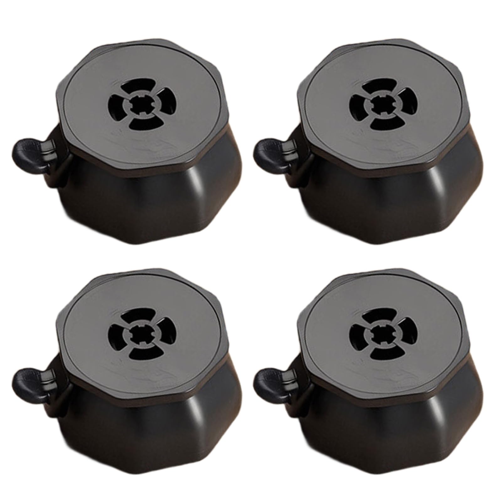 4Pcs Small Furniture Casters Wheel Sticky Pulley Appliance Sliders Adhesive for Kitchen Appliances Adhesive Furniture Universals Rotation Caster