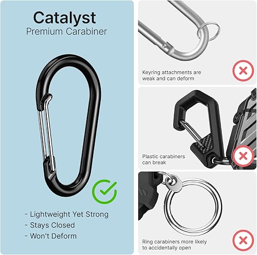 Miniatura 8 de Catalyst Funda de protección total para AirPods Pro (negro que brilla en la oscuridad) (negro - brilla en la oscuridad, para AirPods Pro 2/1)