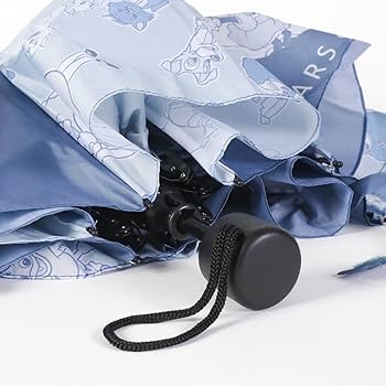 Amazon.co.jp: ディズニー 大人用 折りたたみ傘 ブルー 100周年