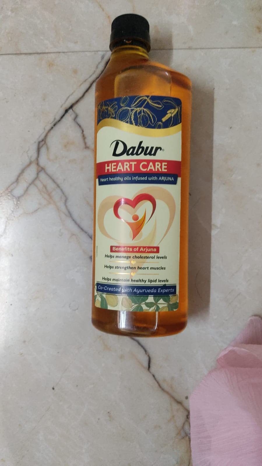 Dabur Heart Care Oil 1 Ltr bottle Heart Healthy cooking oil infused
