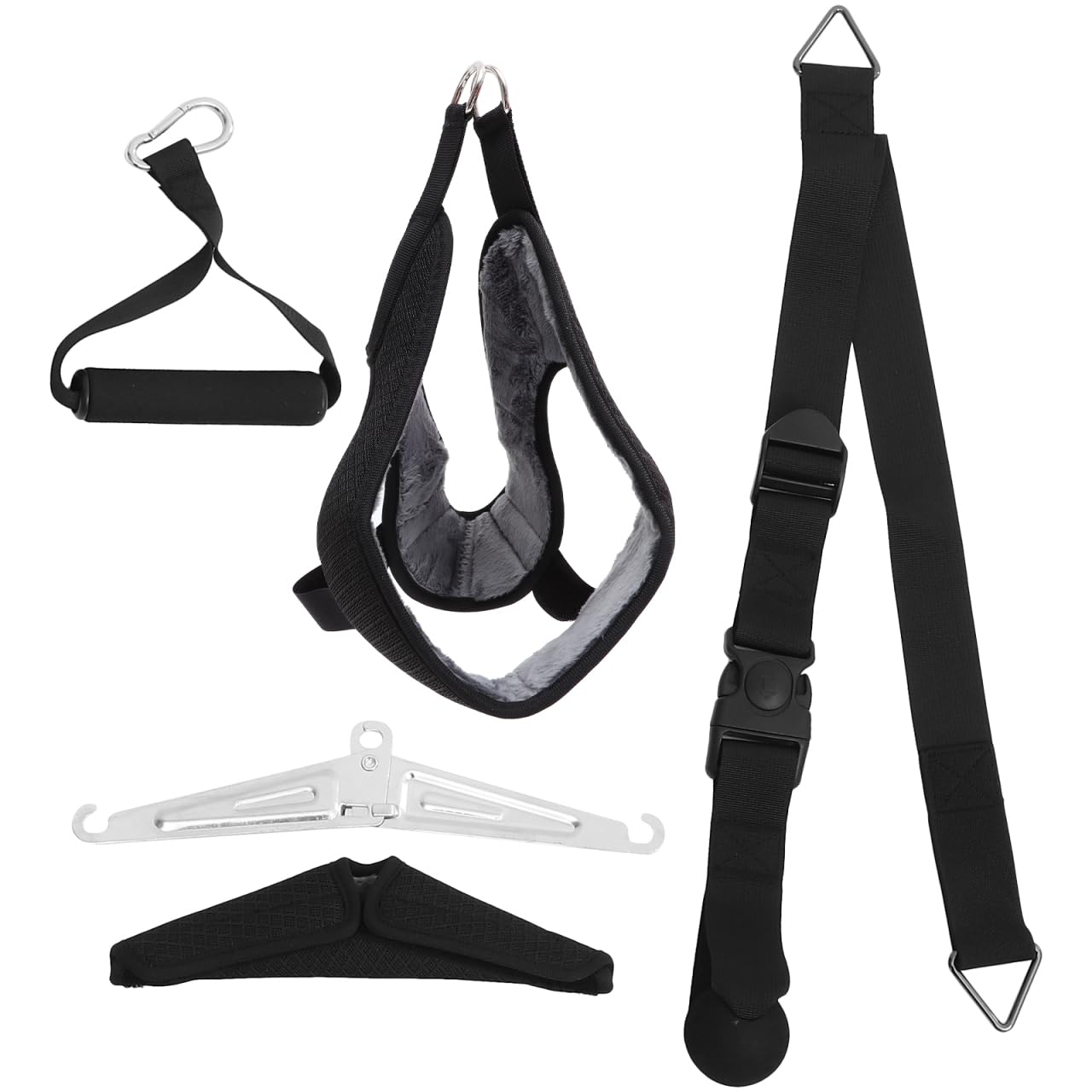 Cervical Belt Fixation Band for Pain Relief with Breathable Canvas Support for Home and Physical Therapy 12X2.3 Inches