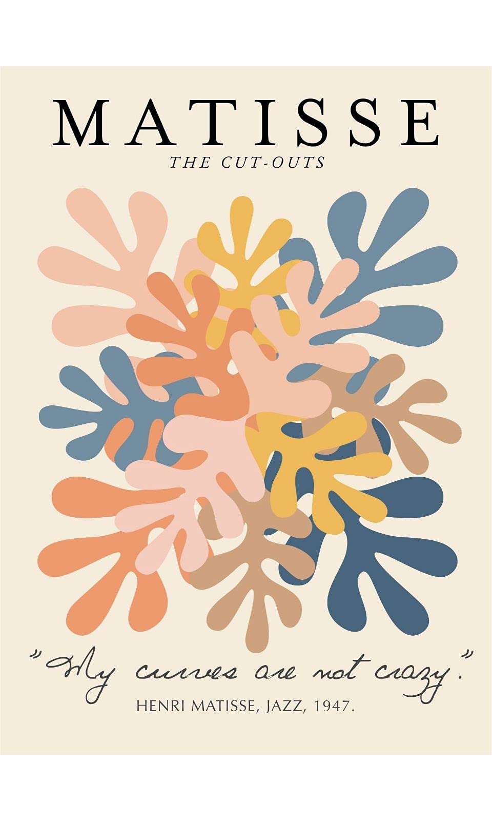 Bouquet of Leaves by Matisse Poster - 40x50 cm
