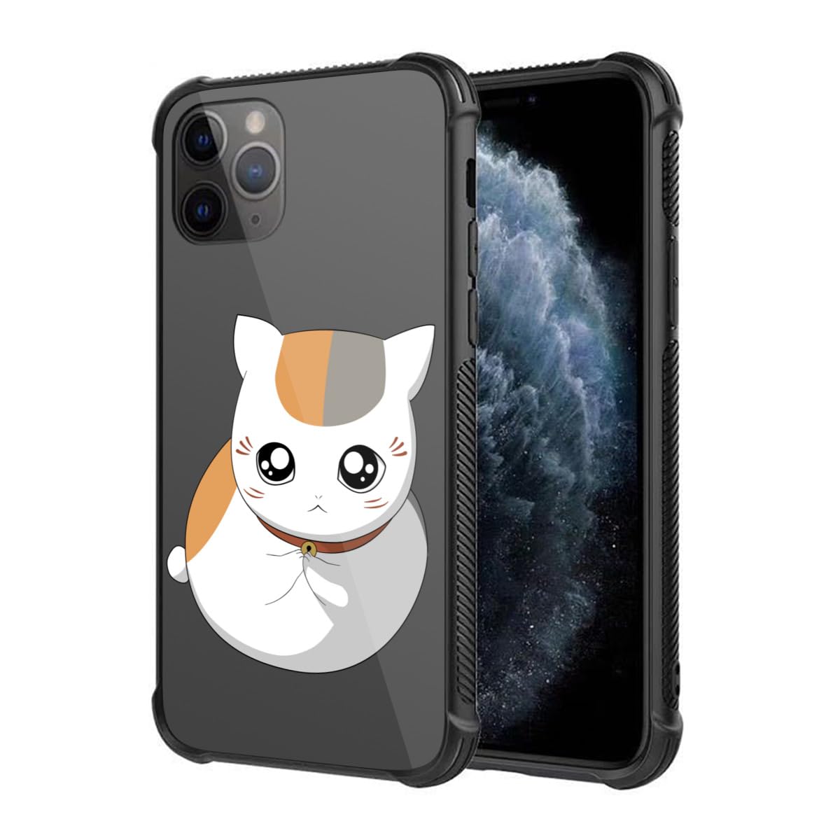 Amazon.co.jp: iPhone 12 用 ケース 夏目友人帳 ニャンコ先生 かわいい