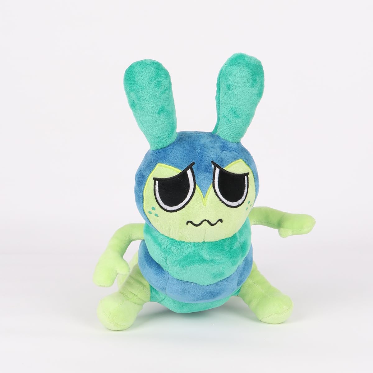 Puppal Collectable Dandy's World Plush Dolls, 10" Adorable Sunflower Plush Pillow Soft Stuffed Horror Game Home Bedroom Decors Birthday Valentines Halloween for Fans and Kids (Green Worm)