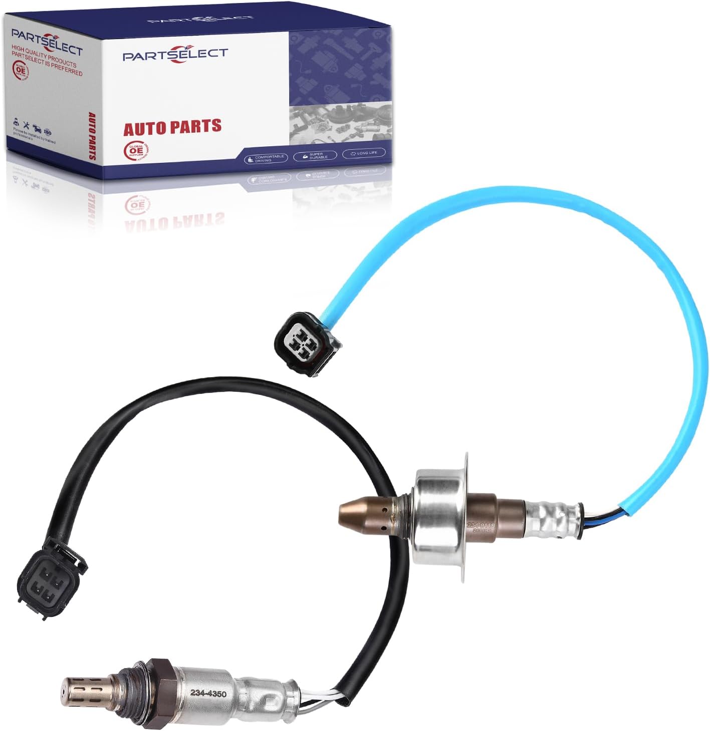 Set of 2 Oxygen O2 Sensor Upstream Downstream Replacement for Honda Civic 2012 2013 2014 2015 1.8L L4, for Acura ILX 2013 2014 2.0L L4