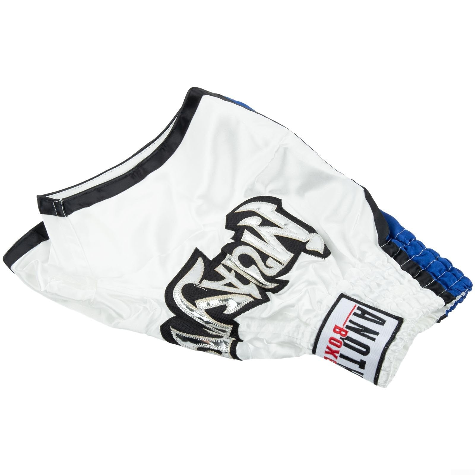 Zoegneer Sport-Shorts, Schwarz und Weiß, Muay Thai-Shorts, Fitness, Muay Thai-Shorts für Thi-Boxen, MMA, Kickboxen