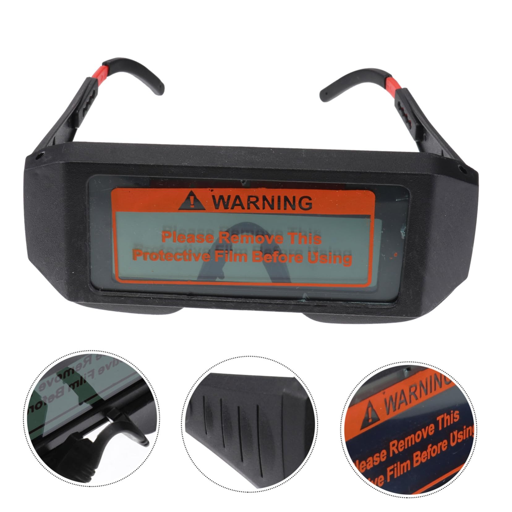 UKCOCO 3stücke Auto-dunkel-schweißbrille Mit Einstellbarem Filter Schutzbrille Für Schweißer Uv-schutz Anti-beschlag Leichte Und Langlebige Schweißer-goggles Für Sicheres Arbeiten