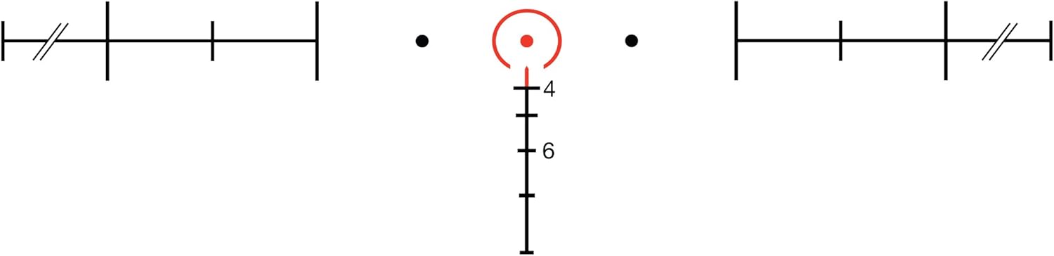 Trijicon 4X 32 ACOG Red LED .223 Horseshoe Reticle with TA51 Mount