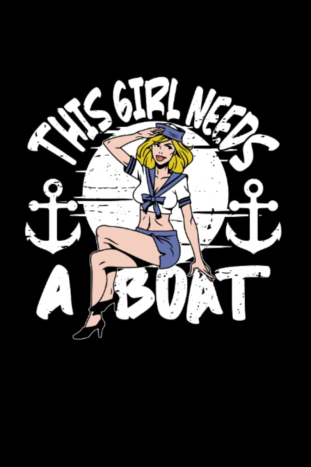 Sailing Boat - Captain Sailboat Sailor Notebook: Dotted Lined Sailing Journal