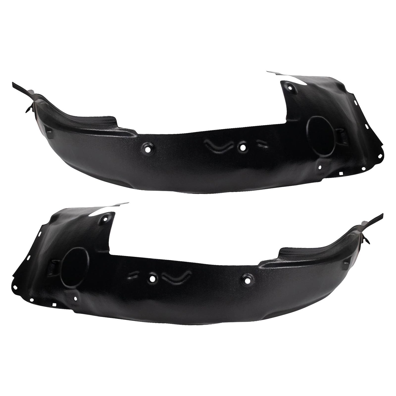 TRQ Front Inner Fender Liner Set | For 2006-2011 Cadillac DTS GM1250116 GM1251116