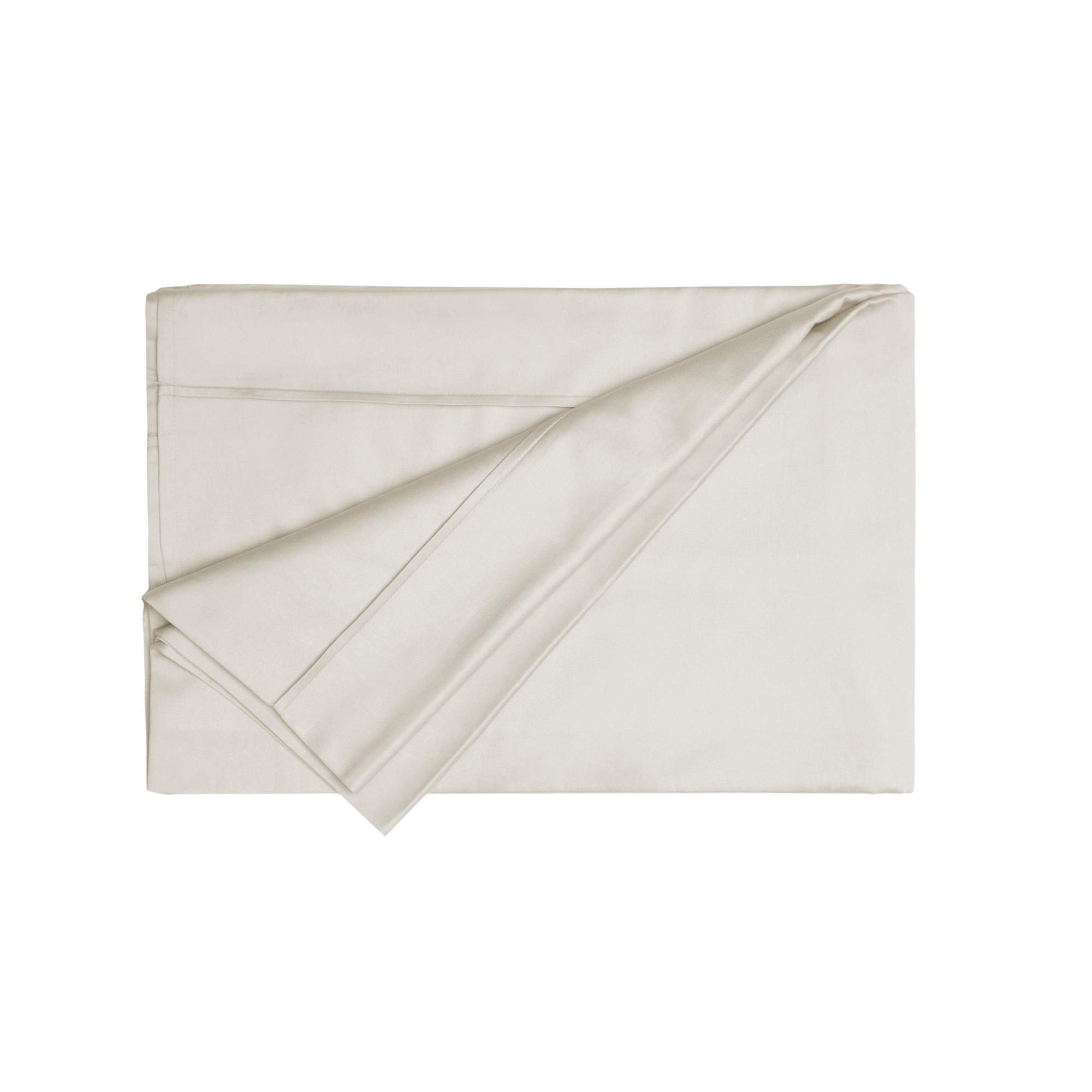 Belledorm Ivory 200 Thread Count 100% Egyptian Cotton Flat Sheet, Double