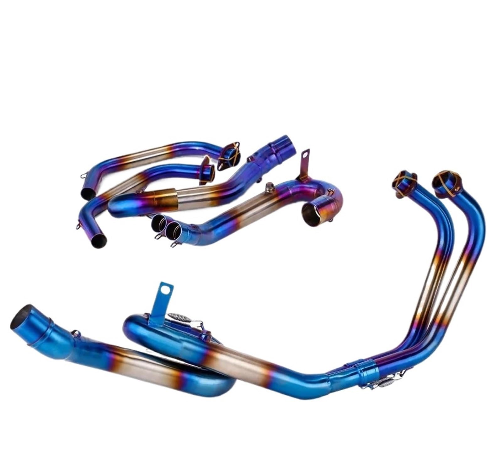 Full Exhaust System Pipe Middle Slip On Without For YAMAHA YZF MT03 R25 R3 2015 2016 2017 2018 2020 HQGQCEZEK(D)