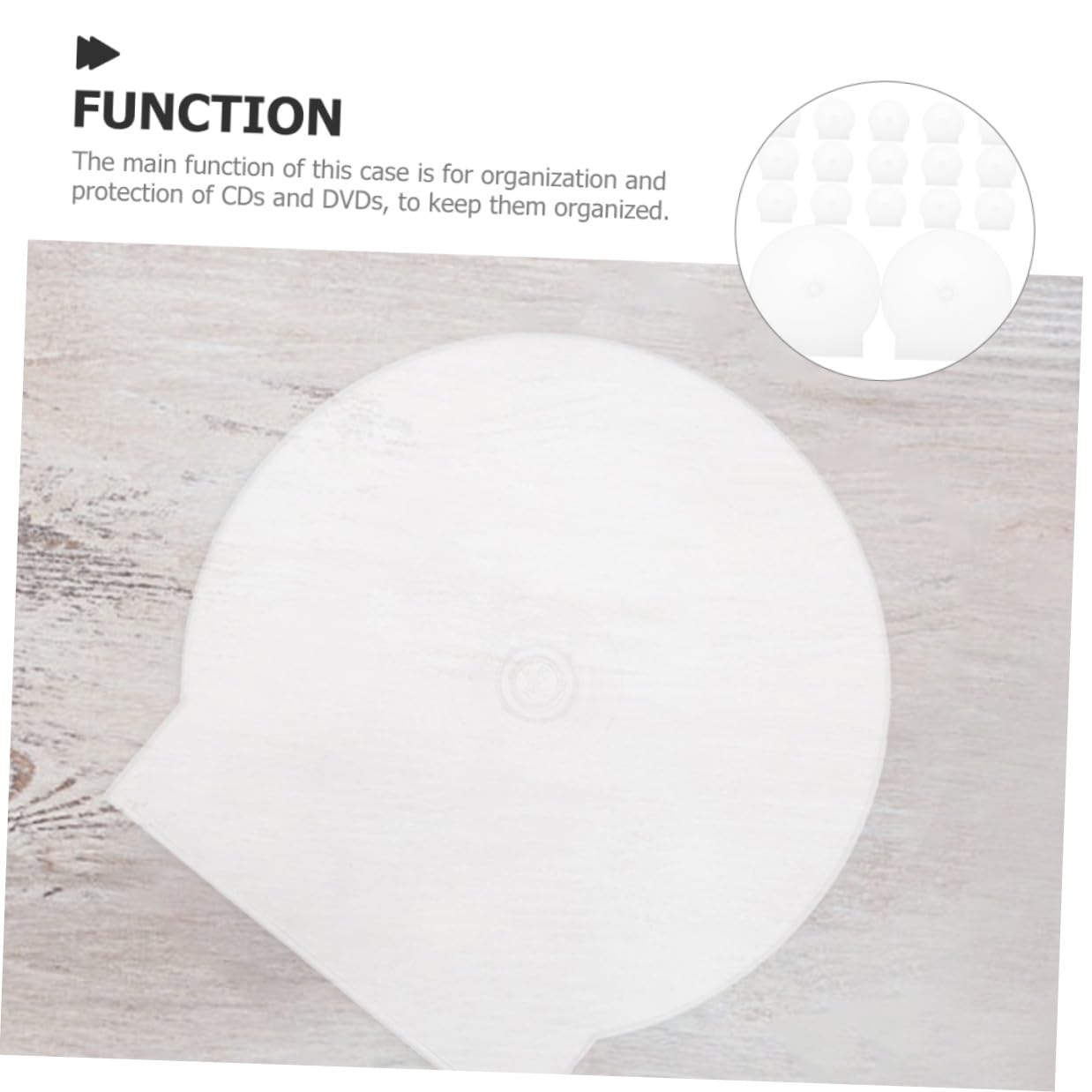 NOLITOY 50 pezzi Custodie CD Trasparenti in Plastica Resistente Scatole per Archiviazione e Protezione CD Dvd Custodie Leggere e Compatte per Conservazione Sicura Dischi