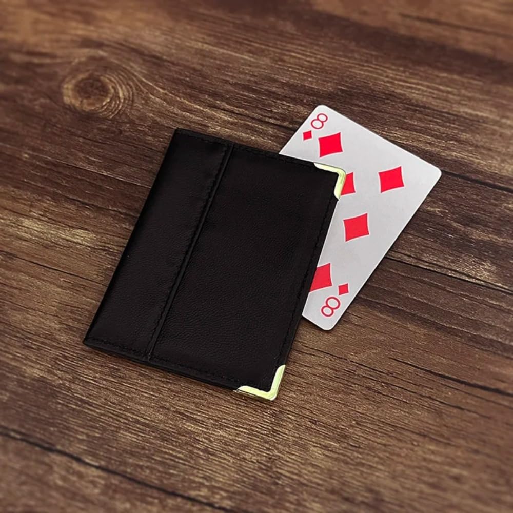 blue-ther New The Sight Unseen Case Super Peeking System Peek Wallet Magician Close Up Illusions Gimmick Metalism Classic Magic Tricks