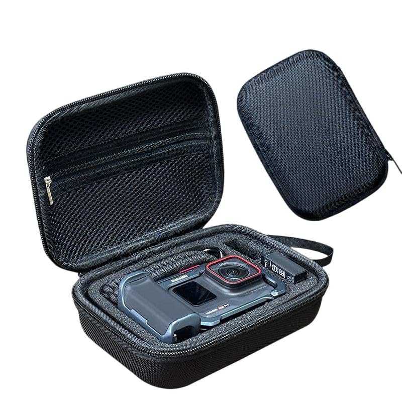 ZORBES® Insta360 Carrying Bag for Ace Pro 2 - Waterproof Hard Travel Case Compatible with 360 Ace Pro2, Durable Nylon Storage Case for Battery Accessories and Custom-Fit Action Camera Gear-image-21