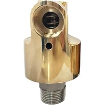 Rotary Joint,Brass Rotation Union, 1 inch HD25 DN25 Rotating Joint, 360 Rotary Joint, Water air Oil Swivel Coupling Universal Connector Brass Rotation UnionRight Thread
