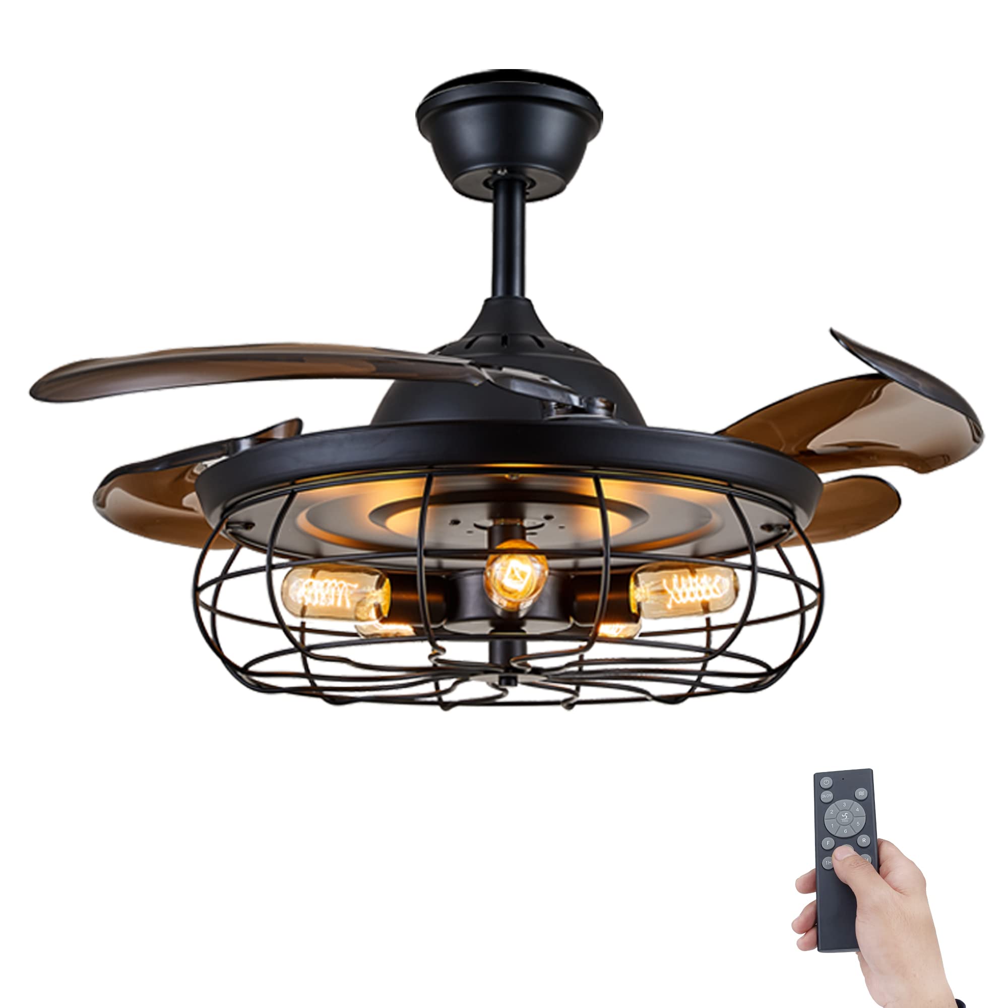 Defloorlight Ceiling Fan with Light