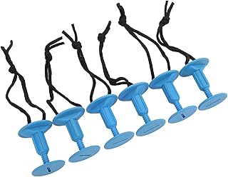 VGEBY Surfing Hand Rope Accessories, 6Pcs Surf Board Leash Leg Rope Plug Nylon Plastic Surf Leash Plug Surfboard Accessory