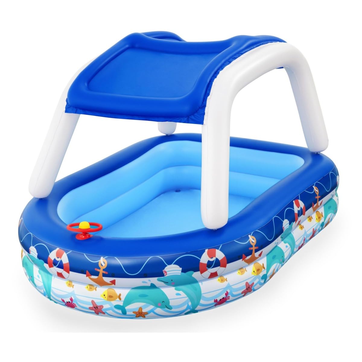 Bestway 54370 Piscina Sea Captain con parasole UV Careful™