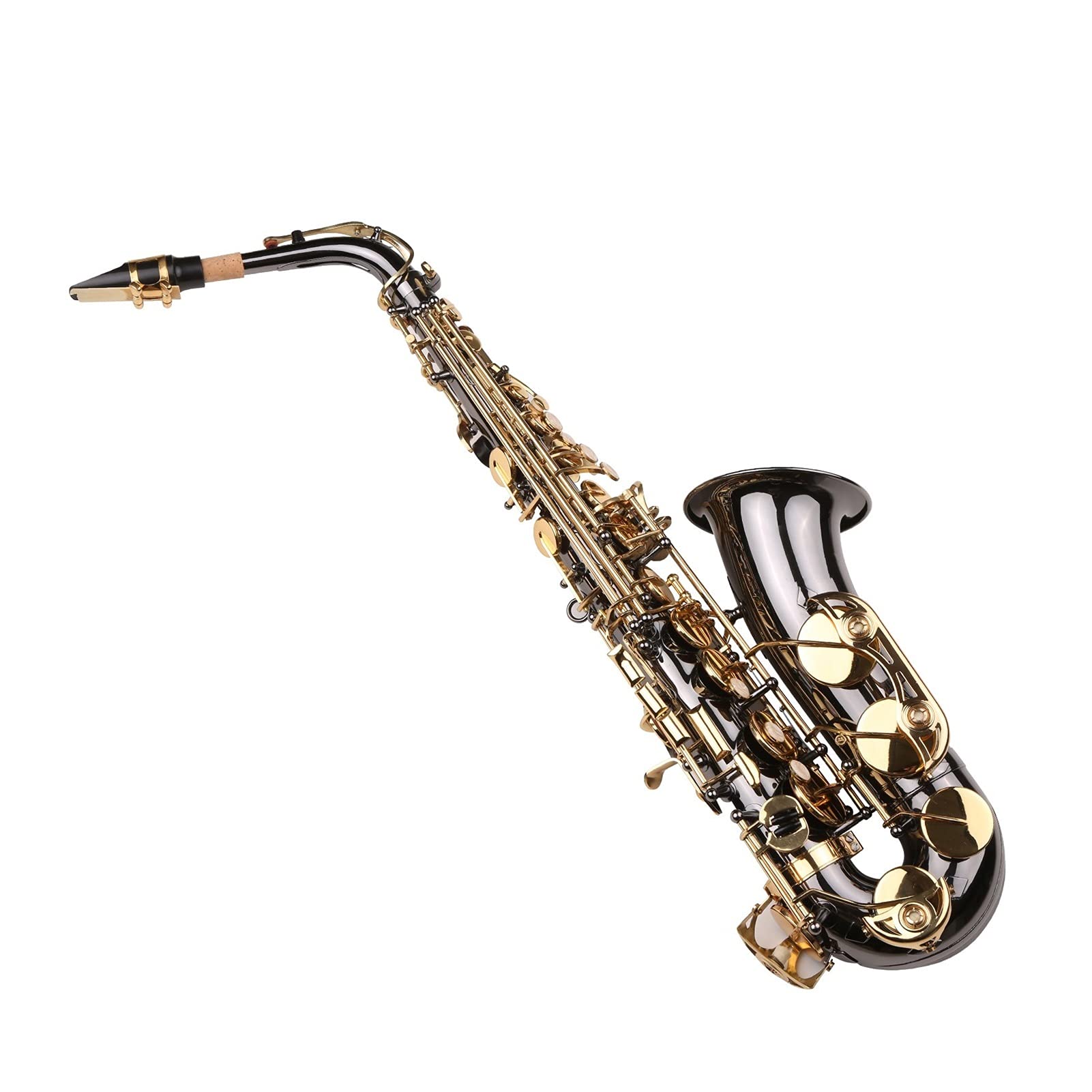 MIB E Piatto Sassofono Contralto Sax Contralto Ottone Nichelato Incisione del Corpo Chiavi di Madreperla Strumento A Fiato Sassofono Studenti