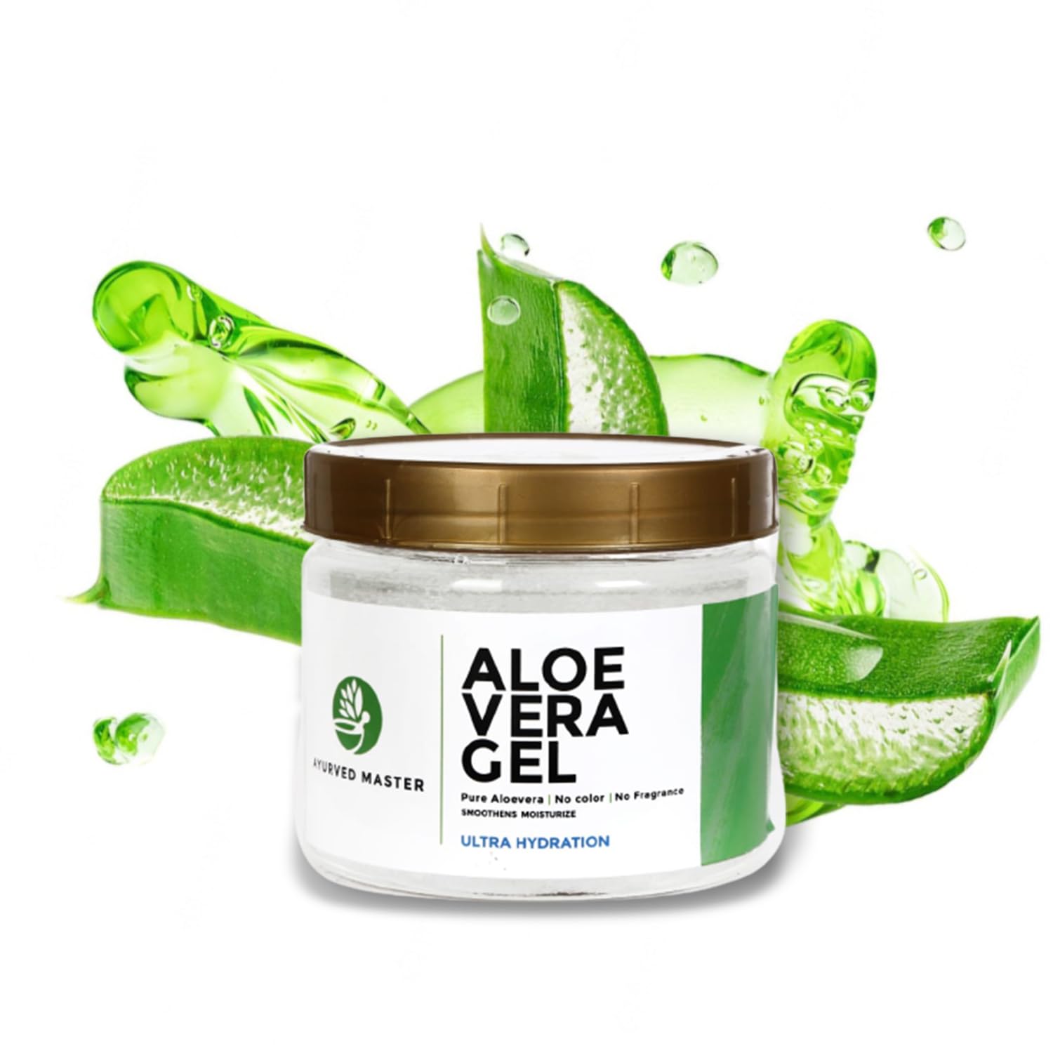 100% Natural And Organic Multipurpose Beauty Aloe Vera Gel for Skin, Hair and Body, Moisturises Skin, Increases Cells Life, Revitalizes Skin Vitality - 500gm